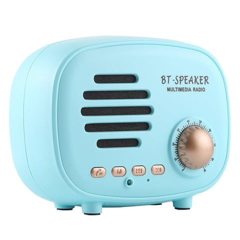 Q108 Mini altoparlante Bluetooth wireless retrò, supporto vivavoce / scheda TF / disco U / FM