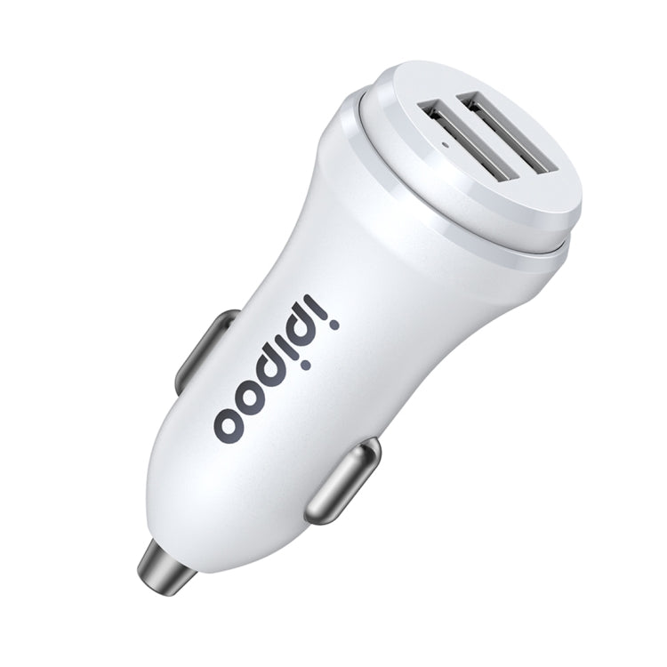 Dual USB Car Fast Charger with Android Cable - ipipoo XP-1