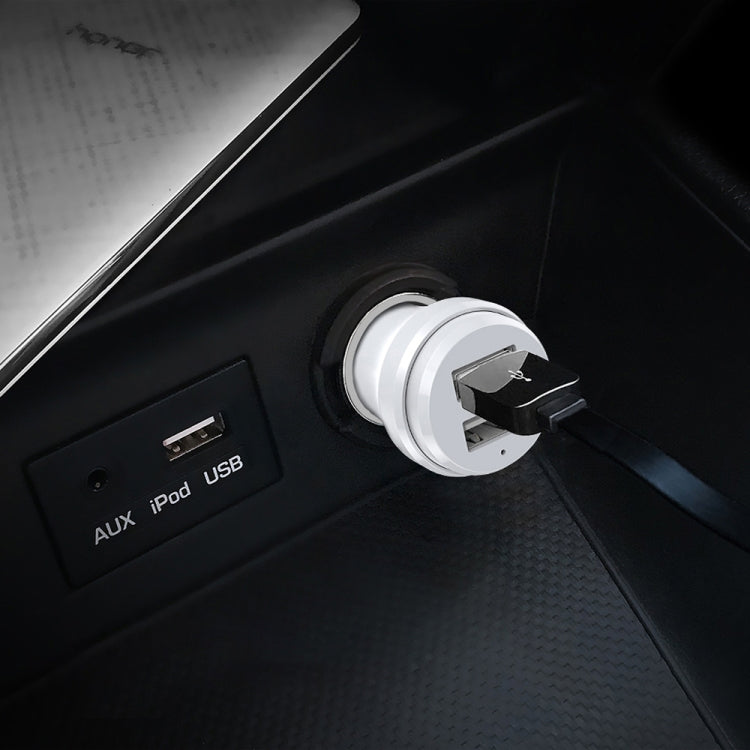 Dual USB Car Fast Charger with Android Cable - ipipoo XP-1
