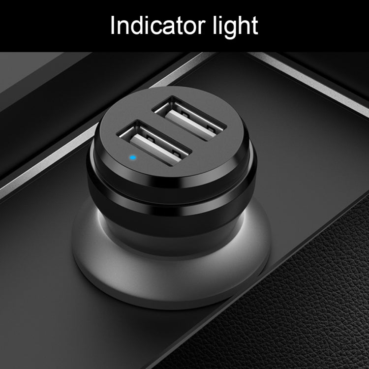 Dual USB Car Fast Charger with Android Cable - ipipoo XP-1
