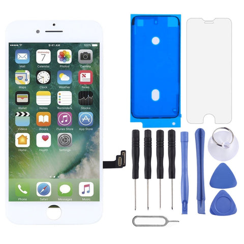 Schermo LCD e digitalizzatore completo per iPhone 7, i7 White, i7 Black