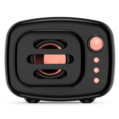 Haut-parleur Bluetooth sans fil B11 Bluetooth 5.0 style rétro, supporte les appels en direct, fiche TF de 32 Go et jack audio de 3,5 mm