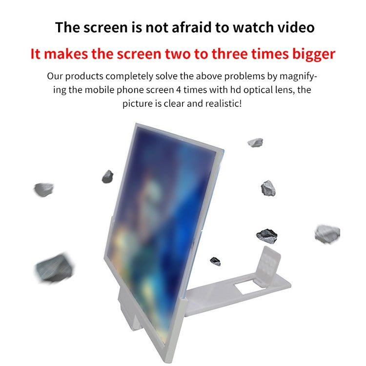 14-Inch Phone Screen Amplifier with Stand for Enhanced