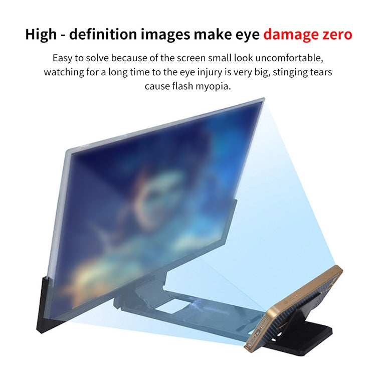 14-Inch Phone Screen Amplifier with Stand for Enhanced