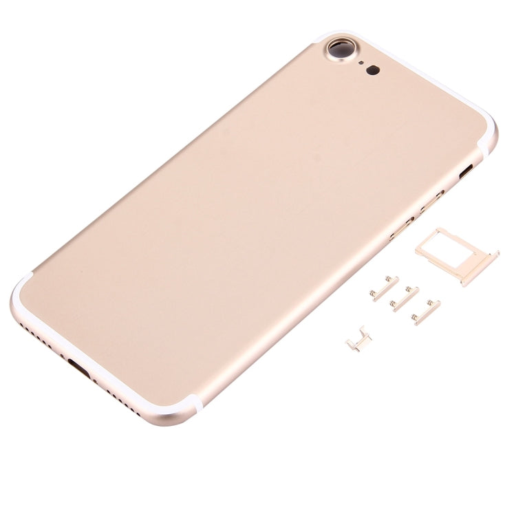 5 in 1 for iPhone 7 (Back Cover + Card Tray + Volume Control Key + Power Button + Mute Switch Vibrator Key) Full Assembly Housing Cover, For iPhone 7   ...