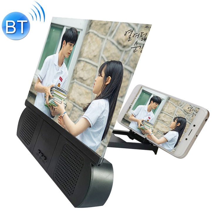 10-Inch Mobile Phone Screen Amplifier with Bluetooth Speaker