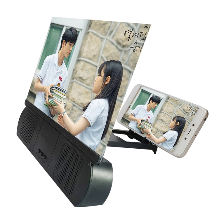 10-Inch Mobile Phone Screen Amplifier with Bluetooth Speaker