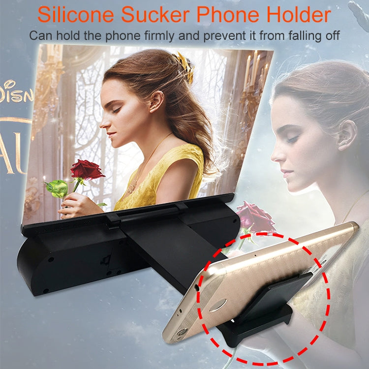 10-Inch Mobile Phone Screen Amplifier with Bluetooth Speaker