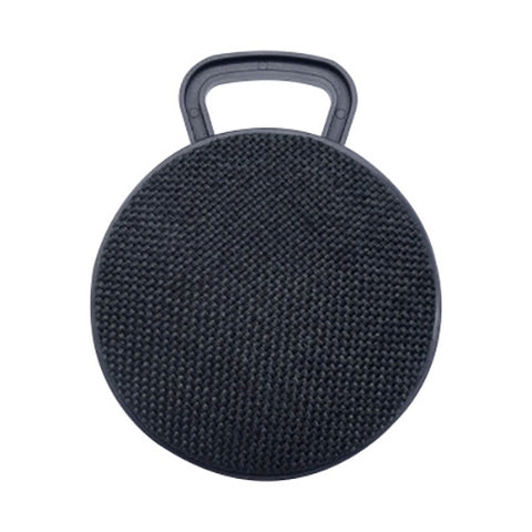 Mini Altoparlante Bluetooth Portatile Rotondo con Tessuto - Supporto