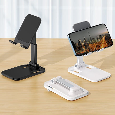 Porta Cellulare Pieghevole da Tavolo Rock – Supporto Universale per Smartphone e Tablet