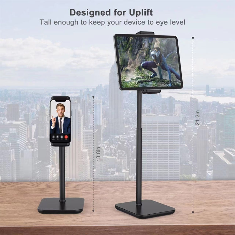 Adjustable Anti-Skid Phone and Tablet Holder for Desktop