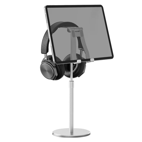 R-JUST PB03 Supporto multifunzione per cuffie/tablet/telefono cellulare con angolo regolabile e sollevamento, adatto per dispositivi inferiori a 12,9 pollici, PB03