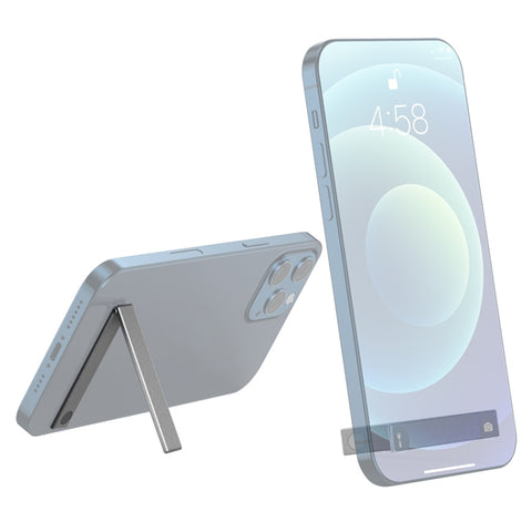 R-JUST SJ07 Porta cellulare pieghevole magnetico portatile in lega di alluminio a forma lineare, SJ07