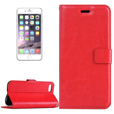 Per iPhone 8 e 7 Custodia in pelle con chiusura orizzontale Crazy Horse Texture con fibbia magnetica, supporto, slot per carte, portafoglio e cornice per foto, For 8 & 7