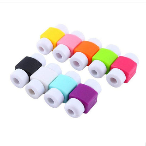 100 pezzi di protezione per cavo dati per cuffie, avvolgicavo, organizer, consegna colore casuale, 100 PCS Organizer - Novalix Store