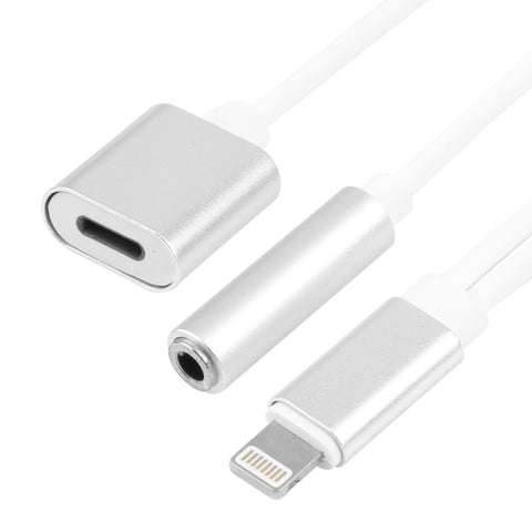 Cavo adattatore per caricabatterie da 10 cm da 8 pin femmina a 3,5 mm audio femmina a 8 pin maschio, supporta tutti i sistemi iOS