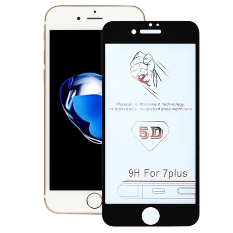 Per iPhone 7 0,3 mm 9H Durezza superficiale 4D Proteggi schermo in vetro temperato a schermo intero con bordo curvo