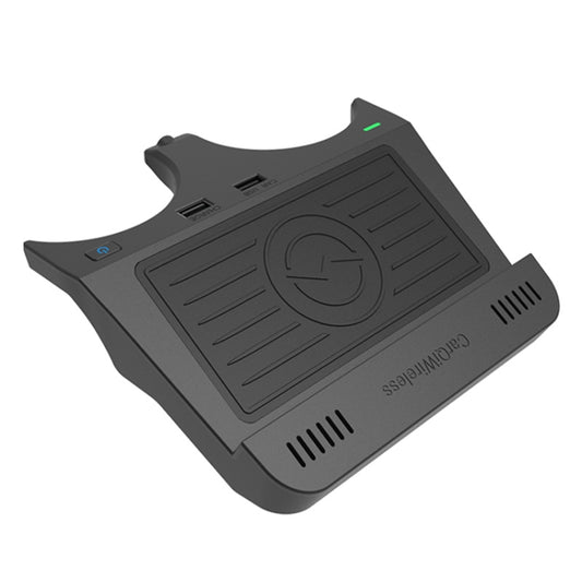 caricatore-wireless-qi-2-in-1-con-porta-usb-per-bmw-serie-5-2017-2021-e-serie-6-2018-2019 - immagine 1