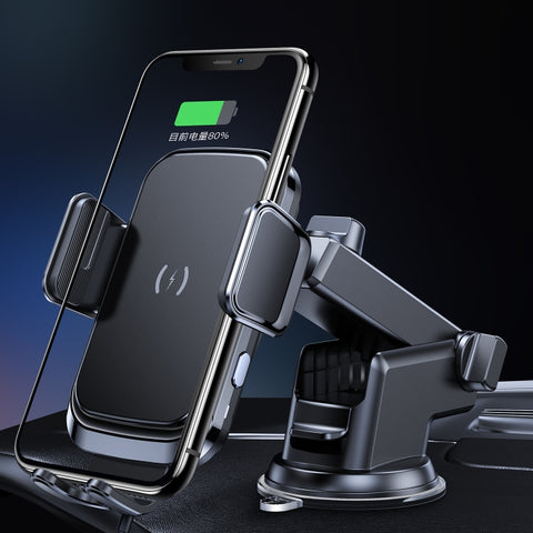 X7 Support de ventilation pour support de support à gravité pour téléphone portable avec support sans fil pour voiture, support à ventouse