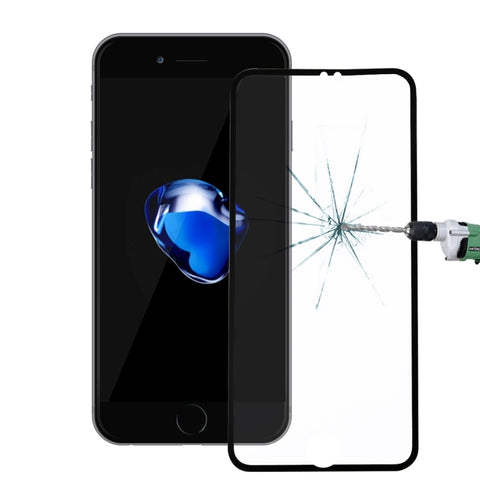 Per iPhone 8/7/6/6s 0,26mm 9H Durezza superficiale Pellicola a schermo intero in vetro temperato serigrafato antideflagrante con lati colorati, For iPhone 7 (0.26mm) (1 PC), iPhone 7 (0.26mm)