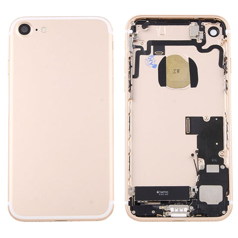 Gruppo cover posteriore batteria con vassoio scheda per iPhone 7, Pour iPhone 7 (Assemblage complet), Pour iPhone 7, Pour iPhone 7 (Jet Black)