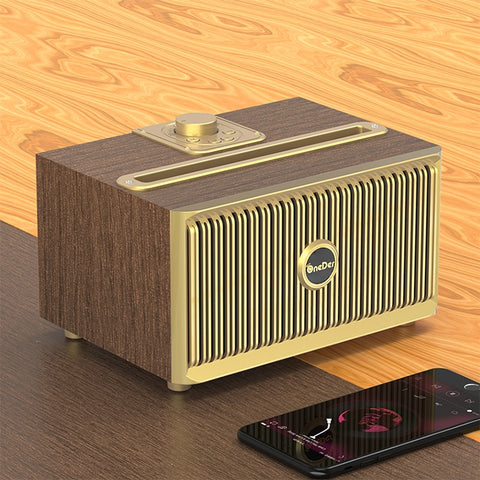 Haut-parleur portable sans fil Bluetooth Oneder V6, supporte Vivavoce, fiche FM et TF, unité AUX et USB