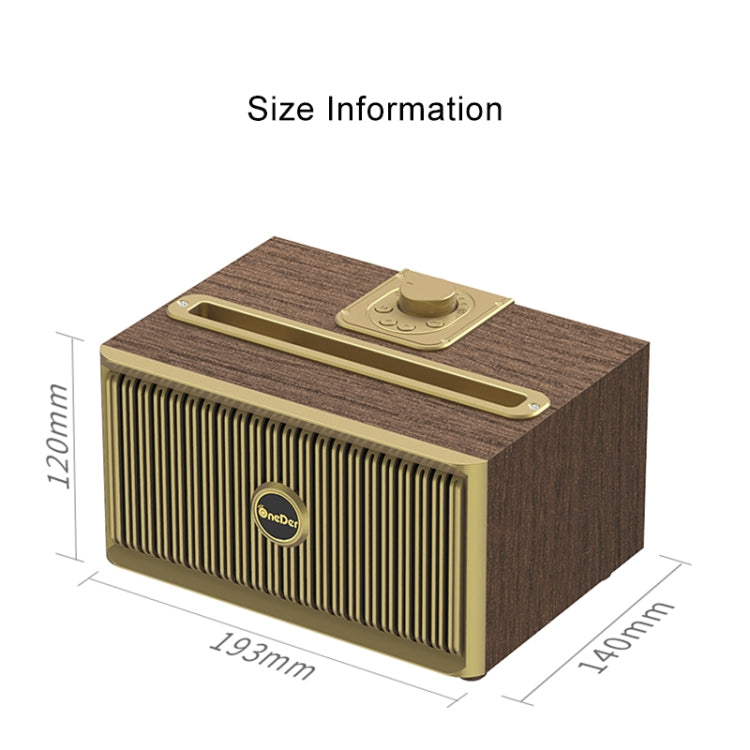 Oneder V6 Portable Bluetooth Speaker with FM, AUX & USB