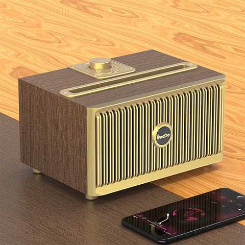Haut-parleur portable sans fil Bluetooth Oneder V6, supporte Vivavoce, fiche FM et TF, unité AUX et USB