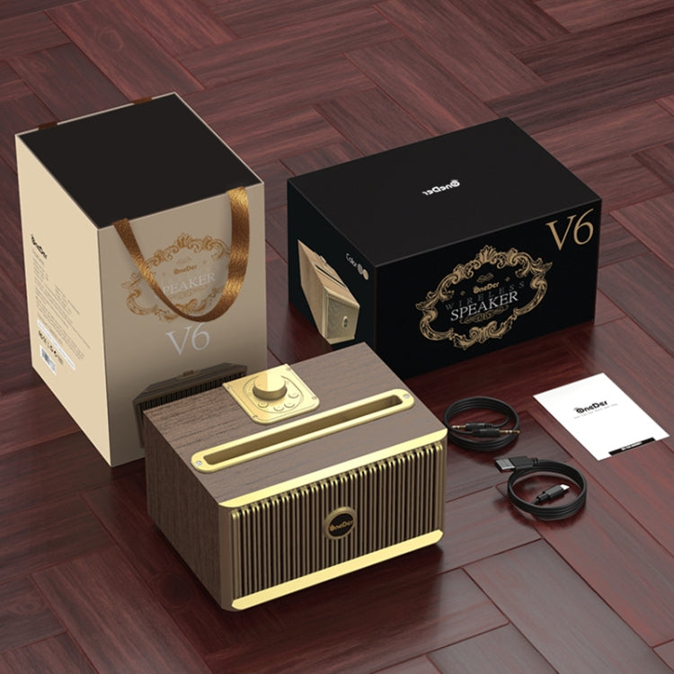 Oneder V6 Portable Bluetooth Speaker with FM, AUX & USB