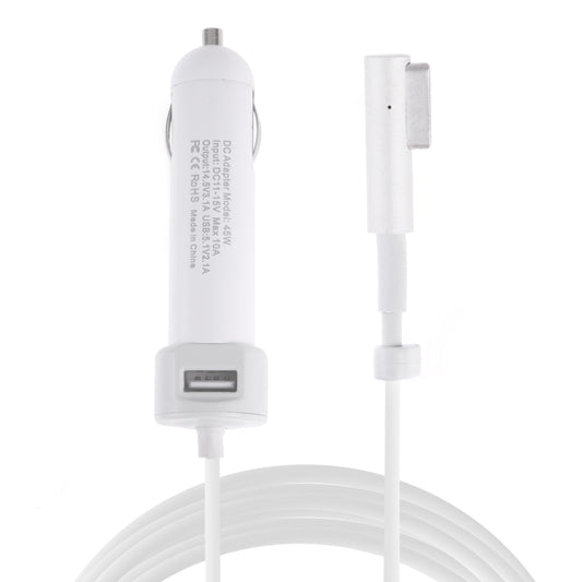 caricabatteria-da-auto-con-interfaccia-usb-da-45-w-51-v-21-a-con-cavo-dati-interfaccia-magsafe-da-145-v-31-a-l-14-5v-3-1a-l-magsafe - immagine 1