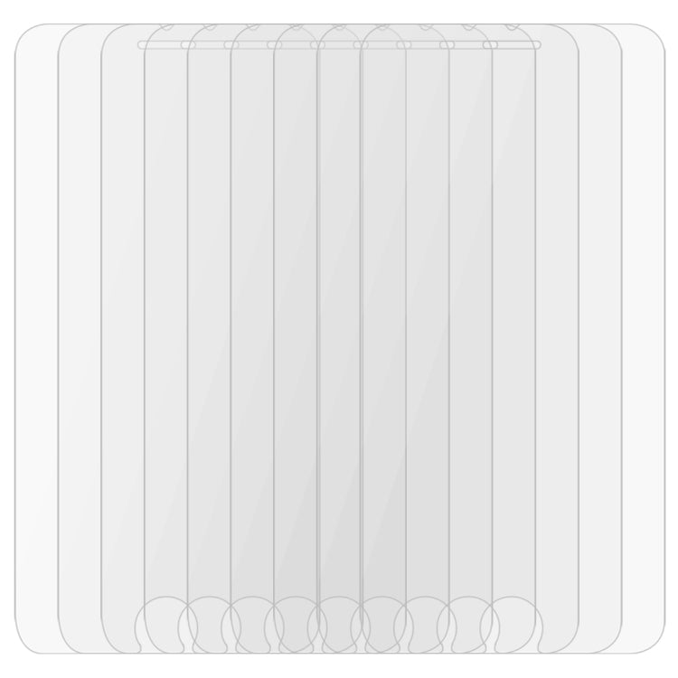 10 PCS Tempered Glass Screen Protectors for iPhone 8 Plus &