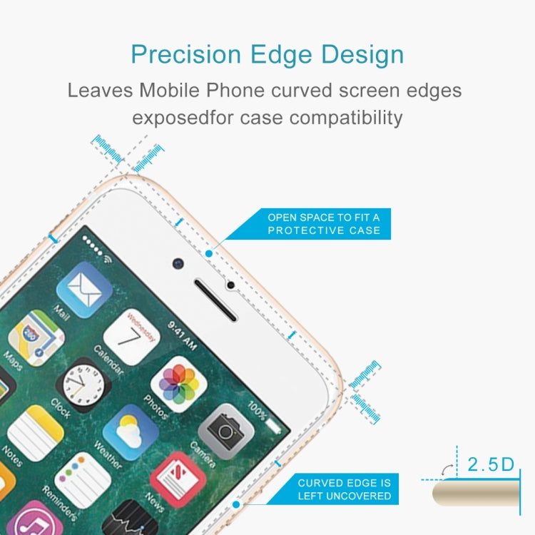 10 PCS Tempered Glass Screen Protectors for iPhone 8 Plus &