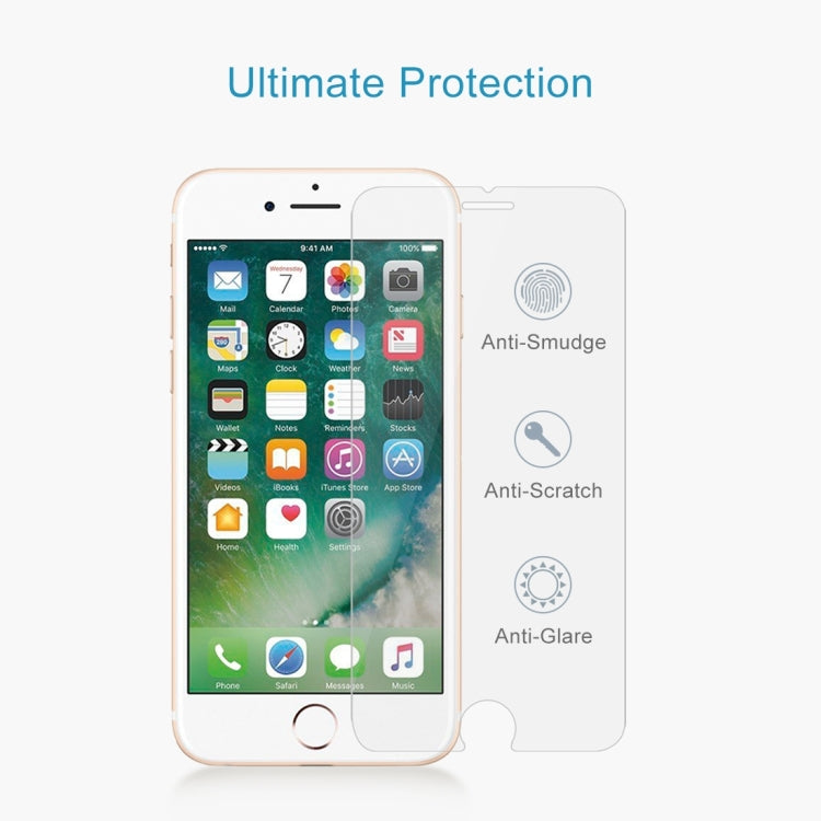 10 PCS Tempered Glass Screen Protectors for iPhone 8 Plus &
