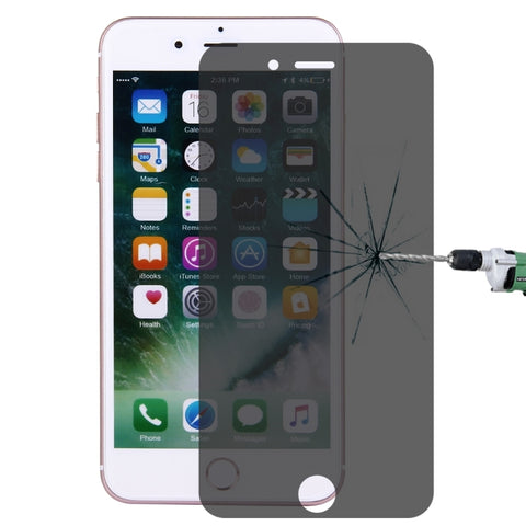 Per iPhone 7 Plus/8 Plus Protezione schermo antiriflesso per privacy 0,26 mm 9H Durezza superficiale Pellicola per schermo in vetro temperato antideflagrante 2.5D, For 7 Plus