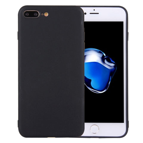 Pour iPhone 8 Plus et 7 Plus Étui de protection en TPU teinté unitairement pour le rond
