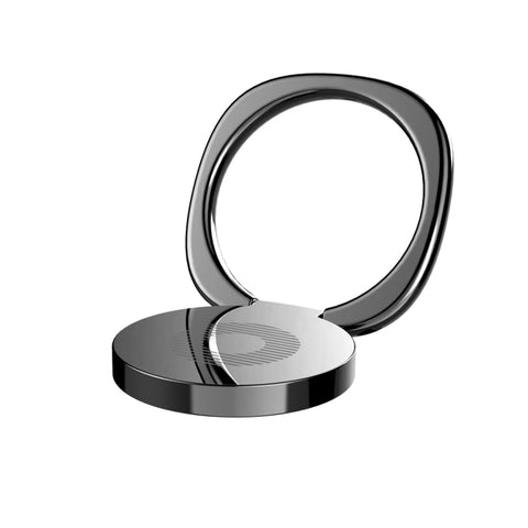 Baseus Staffa universale di supporto per anello in metallo Privity ruotabile a 360 gradi per iPhone, Samsung, HTC, LG, Huawei, Xiaomi, vivo, OPPO, telefoni cellulari o tablet Meizu, lamiera di ferro incorporata, magneti di supporto