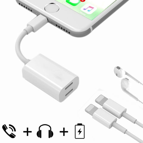 Sincronizzazione dati/caricabatterie da 8 pin maschio a 8 pin femmina e adattatore audio femmina da 8 pin, supporta telefoni cellulari iOS 10.3.1 o versioni successive