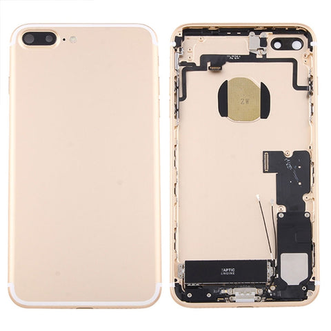 Gruppo cover posteriore batteria con vassoio scheda per iPhone 7 Plus, For iPhone 7 Plus (Full Assembly), For iPhone 7 Plus, For iPhone 7 Plus  (Full Assembly), For iPhone 7 Plus (Jet Black)