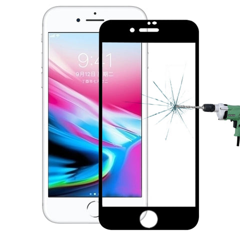 Per iPhone SE 2020/8/7 0,3 mm 9H Durezza superficiale Proteggi schermo in vetro temperato a schermo intero curvo 4D, For iPhone SE 2020 / 8 / 7(1 PC)