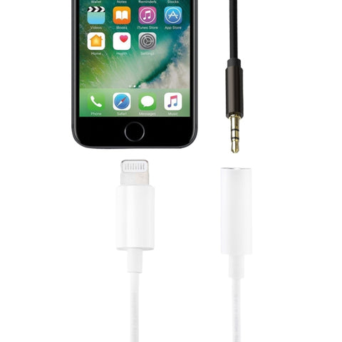 Adattatore audio 8 pin per auricolari 3,5 mm - Lunghezza 8 cm