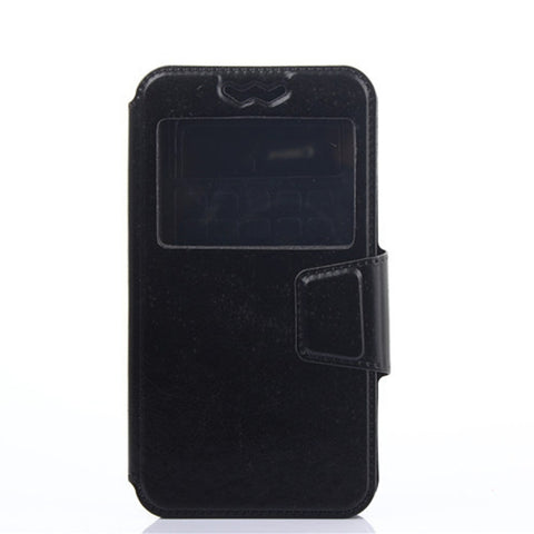 Custodia in pelle universale scorrevole in silicone per telefono cellulare da 4,5-5,0 pollici, For 4.5-5.0 inch