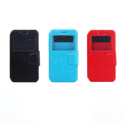 Custodia in pelle universale scorrevole in silicone per telefono cellulare da 4,5-5,0 pollici, For 4.5-5.0 inch