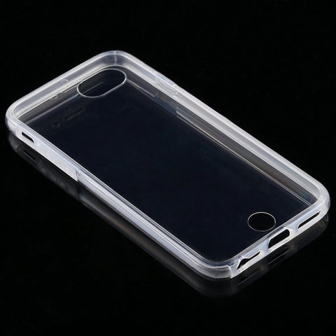 Custodia in PC + TPU trasparente ultrasottile fronte-retro da 0,75 mm per iPhone 8 e 7, For 8 & 7