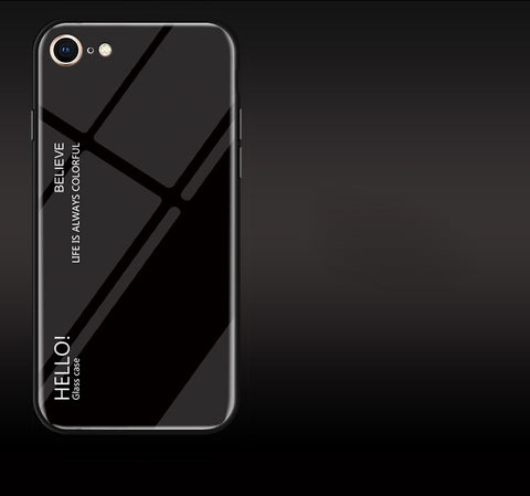Custodia in vetro a colori sfumati per iPhone 8 e 7, iPhone 8 & 7