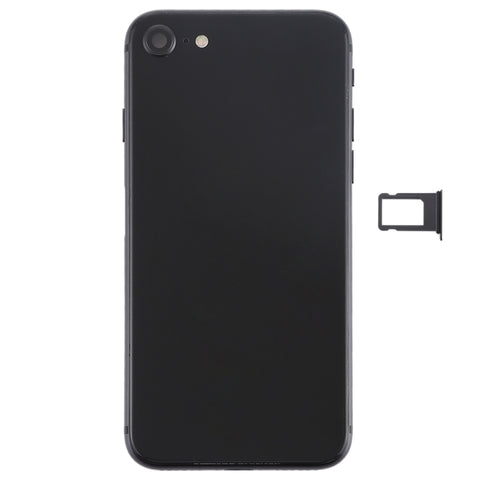Gruppo cover posteriore batteria con tasti laterali, vibratore, altoparlante, suoneria, cicalino, pulsante di accensione, cavo flexible per pulsante volume e vasoio scheda for iPhone 8, pour iPhone 8, pour iPhone 8 (assemblage complet)