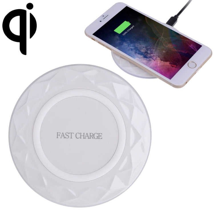 Fast Charging Wireless Charger - 1m Cable, Qi Standard,