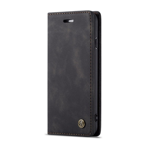 CaseMe-013 Custodia in pelle multifunzionale retro satinata con chiusura orizzontale per iPhone 7/8, con slot per schede, supporto e portafoglio, For iPhone 7 / 8