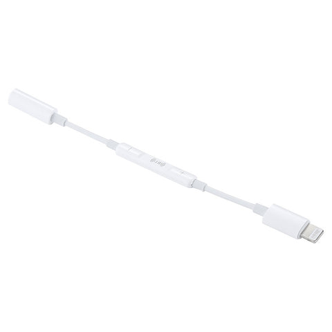 Adattatore audio Bluetooth con cavo per jack per cuffie da 8 pin maschio a femmina da 3,5 mm, supporto per musica, chiamate, controllo del volume