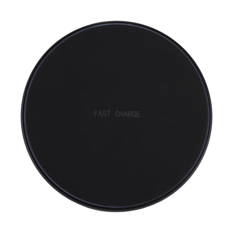 Caricabatterie wireless veloce standard Qi universale a forma rotonda DC 9V 1.67A / 5V 1A con indicatore luminoso, Round Shape