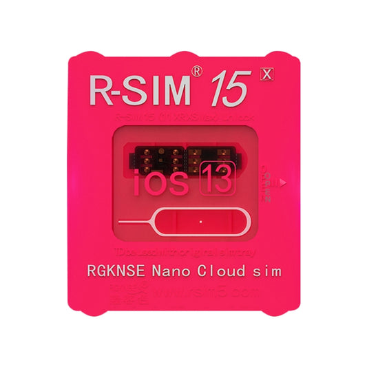 R-SIM 15 Dual CPU Aegis Cloud Versione aggiornata Sistema iOS 13 Scheda di sblocco universale per iPhone 11 Pro Max, iPhone 11 Pro, iPhone 11, iPhone X, iPhone XS, iPhone 8 e 8 Plus, R-SIM 15